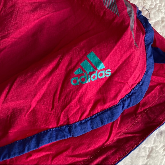 Adidas Adizero Climalite Pink / Blue Lined Running Short Shorts Size Small - Picture 8 of 9